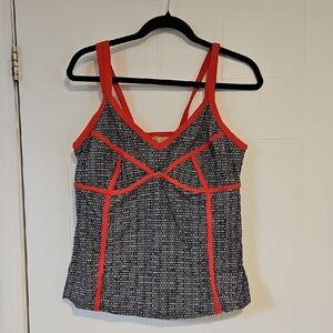 Cactus XL Womens Swimsuit Geometric Print Double Strap